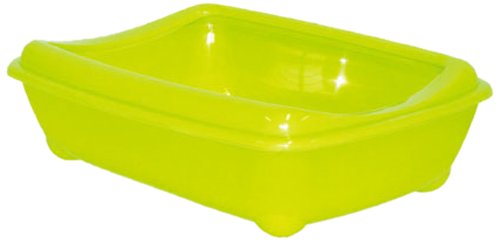 Arist-O-Tray, Medium - Cat Litter Tray, 43 X 30.7 X H12.2 Cm, Lemon Color, C132