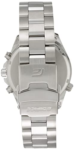 Casio Men's Stainless Steel Quartz Sport Watch Strap, TBD, 22 (Model: EF527D-2AV), Silver-Tone2