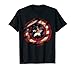 Marvel Captain America Avengers Shield Flag Graphic T-Shirt