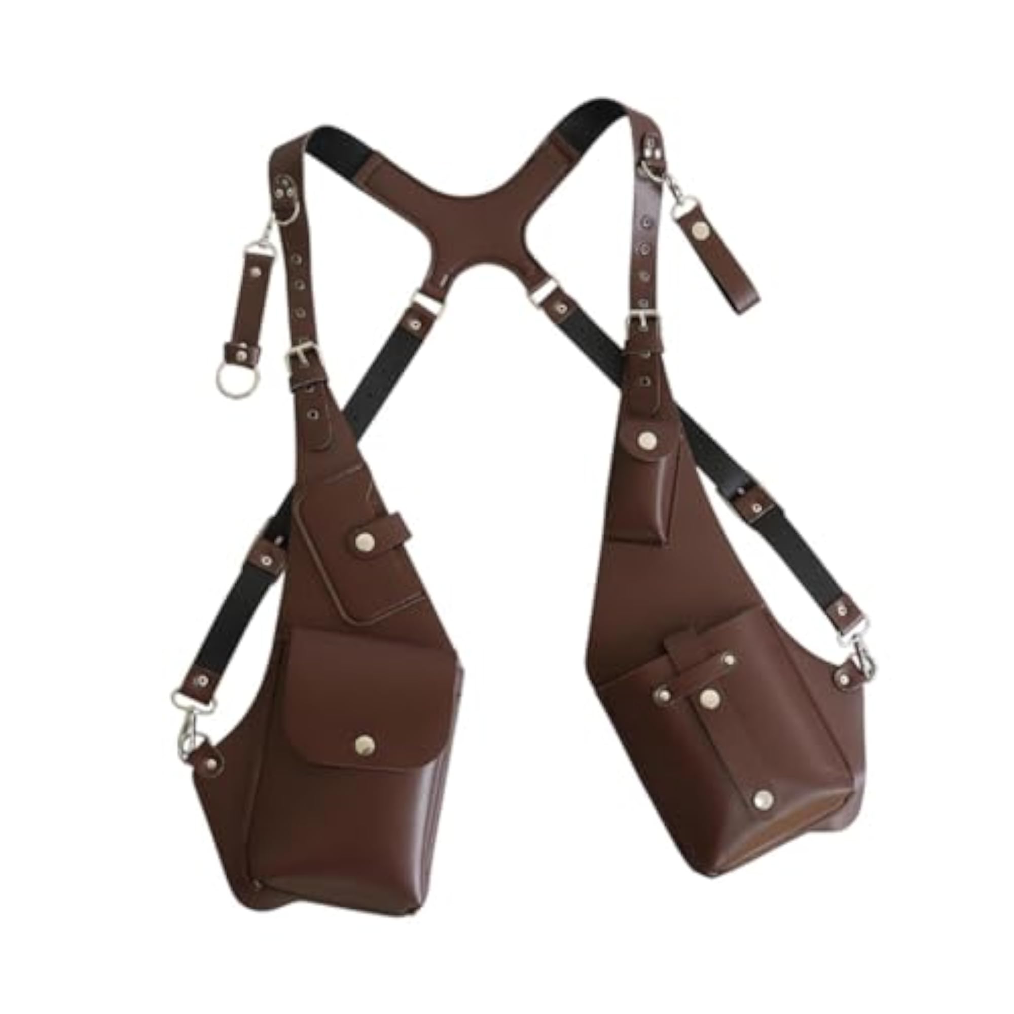 Steampunk Shoulder Harness Bag for Costume and Camping
