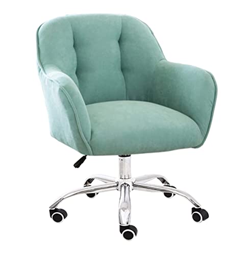 Chaise de bureau LWX réglable en flanelle avec dossier moyen