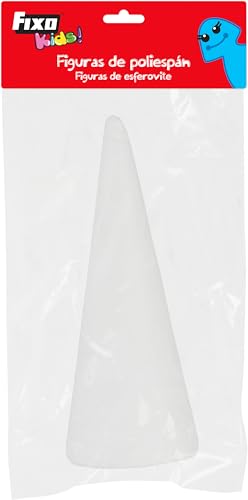 Fixo Kids Figuras de poliespán Figure in polyspan per Artigianato, Porexpan, Bianco, 18cm