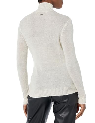 Armani Exchange Women's Wool Mohair Blend Knit Fitted Turtleneck2