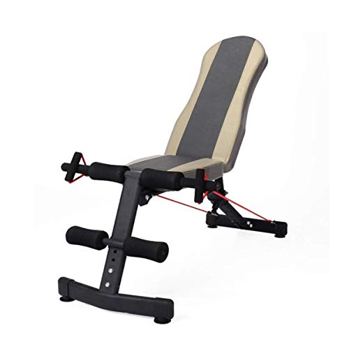 腹筋腹筋ボード 調節可能なウェイトベンチ フラットインクライン ユーティリティエクササイズワークアウトベンチ シットアップ ホームジム機器 ローイングマシンを使用した全身ワークアウト用