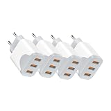 Compatibilità universale: questa è una presa USB a 3 porte che funziona universalmente per quasi tutti i dispositivi. La presa USB è compatibile con l Phone 14/13/12/11 Pro Max, Mini, SE, XR, XS MAX, XS, X, 8 Plus, L-Pad Pro, L-Pad Air, i-Pad mini, S am s ung G alaxy e altri dispositivi con porta USB