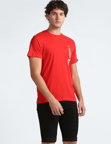 Image of Tommy Hilfiger Men's Solid Regular Fit T-Shirt