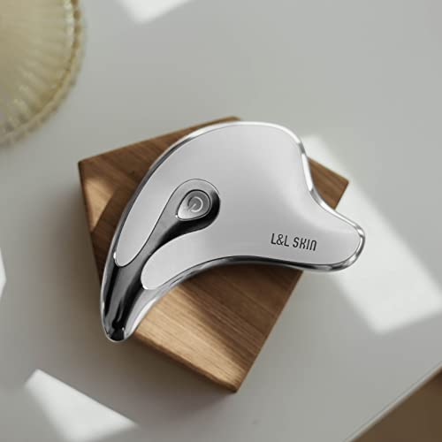 L&L Skin Electric Gua Sha, Face Massager Electric For Face/Neck/Body , Heat Facial Massager For Women/Men #TOP6