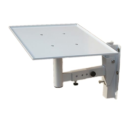 Soporte universal blanco para proyector, soporte de pared para proyector, bandeja para altavoz miniatura 1