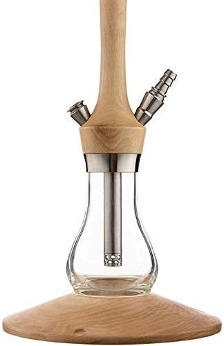 LSZ Shisha-Set 1 Schlauch Holzhukahn Shisha Set, Rauchen Tasse Huka for Zuhause und Partys Shisha-Set (Color : A) – Bild 3