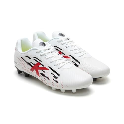 Botas de fútbol para césped KELME Agility Lite blancas deportivas 7