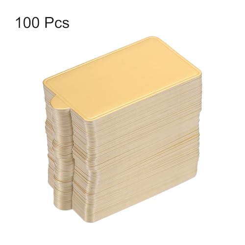 Mini planches à gâteaux en carton mousse doré pour base de desserts et cupcakes rectangulaires - 4
