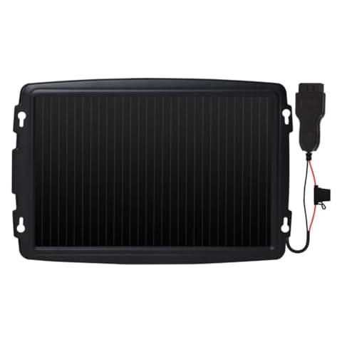Sunforce (50104) 4W 12V Solar Battery Trickle Charger with OBDII Connector Cover