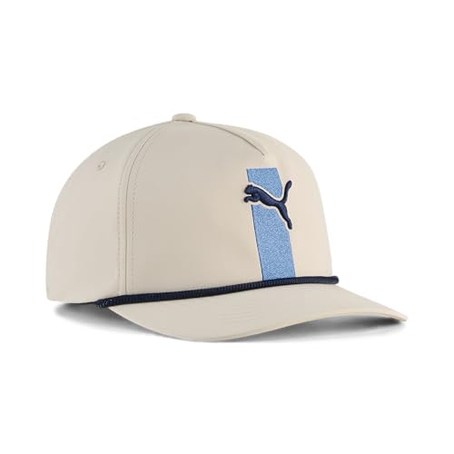 Chapeau de golf PUMA Block Rope couleur bouleau en taille unique pour le parcours