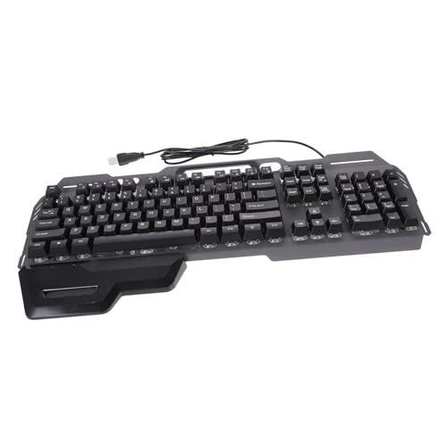 Clavier filaire rétroéclairé avec touches ABS silencieuses et repose-poignets