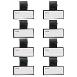 BESTYASH 8 Stethoskop Namensschilder aus Robustem Material Kompakt Leicht mit Glatter Oberfläche Identifikationsclips für Medizinisches Zubehör