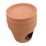 Yardwe Portable Ceramic Hamster Hideout with Ice Pack Summer Nest for Chinchillas and Hamsters Natural Design for Heat Management