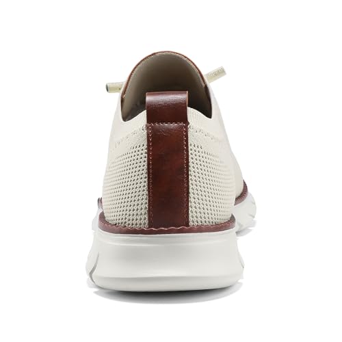 Image of Wearbreeze Men's Business Casual Oxford Sneakers - Lightweight Lace-Up Dress Shoes for Work, Travel & Daily Commute