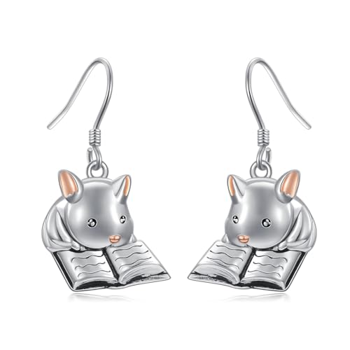 Boucles d'oreilles bouledogue français argent pour look mignon