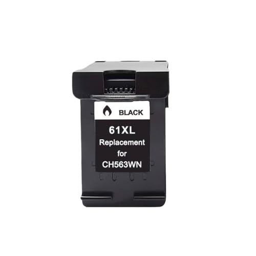 Cartucho de Tinta recargado remanufacturado 61XL Compatible con Impresora 4500 4501 4502 4503 4504 4505 4506 4508 4509 5530(1PC BK)