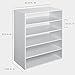 ClosetMaid 1565 Stackable 5-Shelf Organizer, White