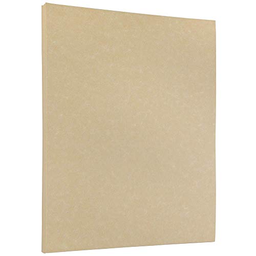 Papier parchemin recyclé haut de gamme format lettre marron pour correspondance élégante