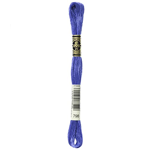 Image of DMC 6-Strand Embroidery Cotton Floss, Dark Delft Blue