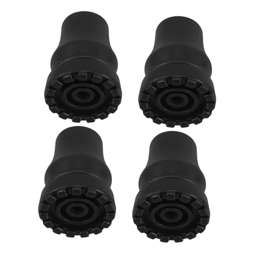 KOMBIUDA Cane Accessories for Seniors Anti-Slip Walking Stick Tips Stool Foot Protectors Rubber Tips Cane Grip Replacement Comfortable Fit