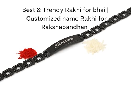 Image of PersonalisedRakhi For Brother | Best & TrendyRakhi for bhai | Customized nameRakhi for Rakshabandhan