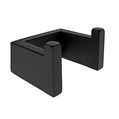 Preisvergleich Produktbild Homovater Modern Edelstahl SUS304 Badezimmerzubehör Handtuchhaken Wandhalterung Kleiderhaken,Schwarzes Finish
