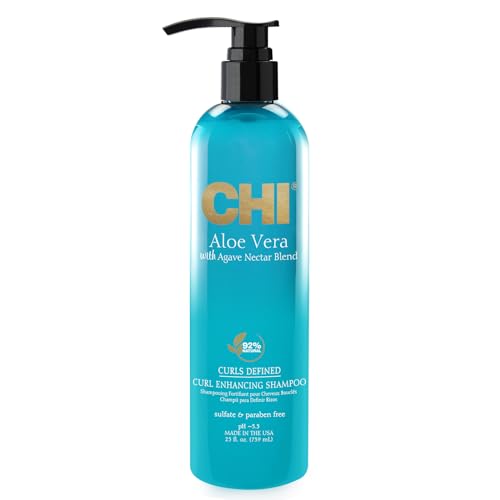 CHI Aloe Vera with Agave Nectar Curls Defined Curl Enhancing Shampoo 739ml/25oz