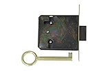 CERRADURA MUEBLE EMBUTIR 25MM LATON CON LLAVE