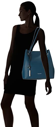 Image of Calvin Klein Gabrianna Bubble Lamb North /South Key Item Tote