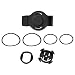 Caswynlife Fahrraduhr-Halterung, für Garmin 3 5X 6X 7X 8 D2, Fahrrad H&Lebar Halter Halterung mit Gummi, ABS Fahrradzubehör (22 mm)