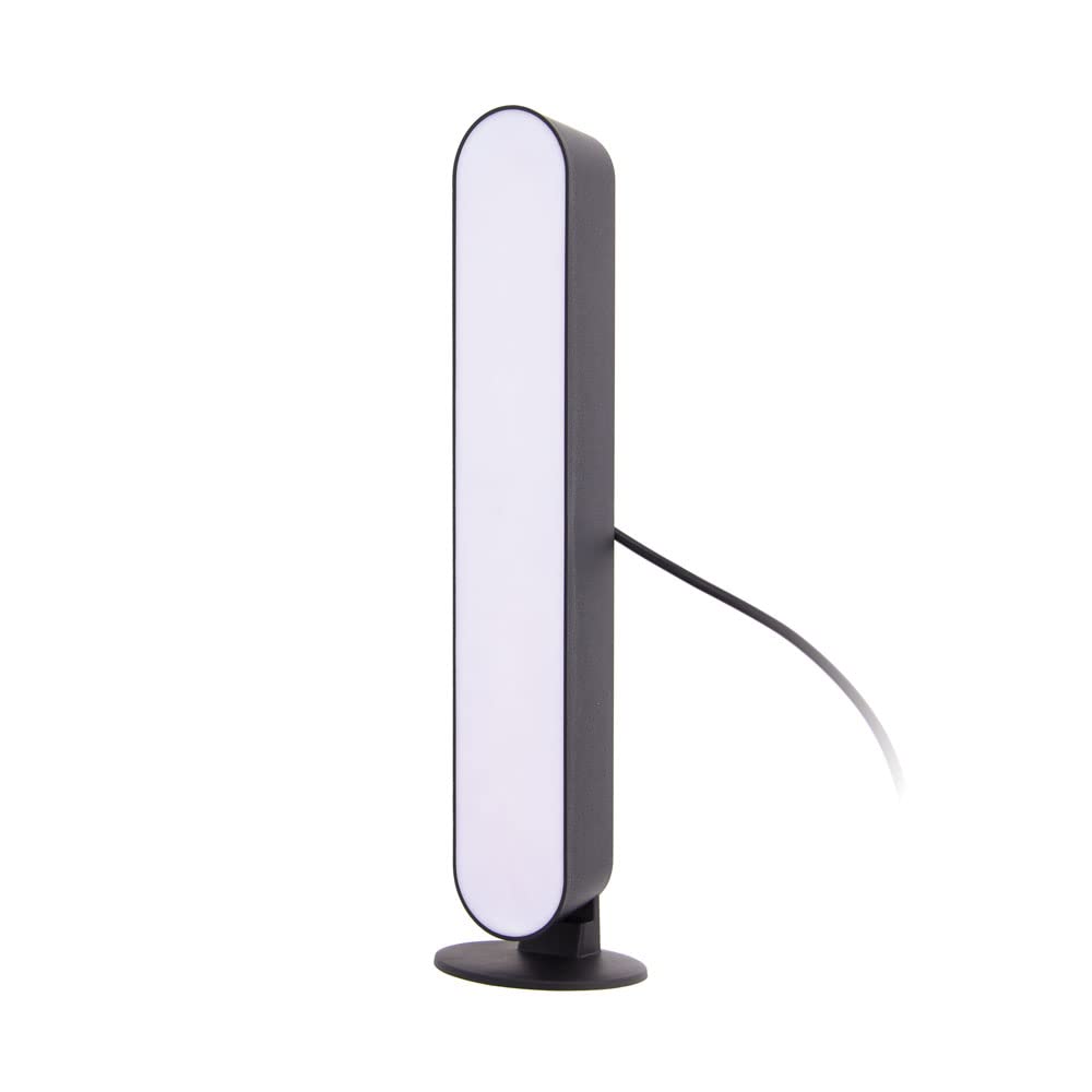 Xanlite Lampa Led RGB synchronizowana z dźwiękiem z 12 trybami światła, 4 muzyczne Htr 27 cm, port USB, sterowanie przewodowe, mikrofon, żywotność 25 000 H, Conso 2,5 W, 3 tryby pojedynczego mocowania