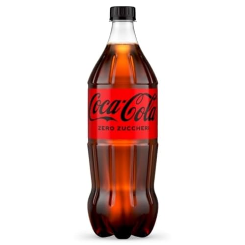 Coca-Cola Zero Zuccheri – 1 Bottiglia Da 1 L, Tutto Il Gusto Della Formula Coca-Cola Senza Calorie, In Bottiglia Pet 100% Riciclabile, Bevanda Analcol