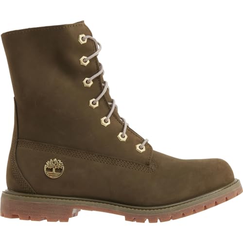 Timberland Timberland Women's Teddy Fleece Fold Down WP Boot, Olive, 8