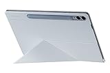SAMSUNG Galaxy Tab S10+ | S9+ | S9FE+ Smart Book Cover, Tablet Protector Case, Landscape and Portrait Stand Options, Detachable Magnetic Back, Auto Screen On/Off, US Version, White