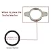 10PCS Gasket Seal Flapper Washer O-Ring Mechanical Seal Repair Kit For Predator 2