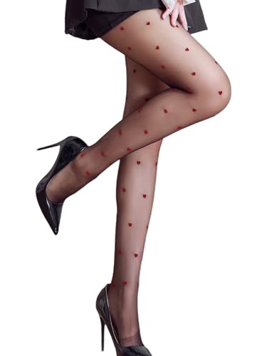 Image of Sahabowi Women Tights, Sheer High Waist Pantyhose, Vintage Control Top Stockings, Siwa9
