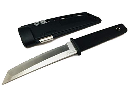 Cold Steel 17TS Kobun Tactical Fixed Blade Knife With Sheath, Serrated thumb #3