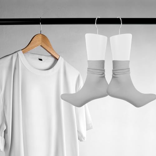Pie maniquí plástico blanco para recrear looks de calcetines en vitrinas 8