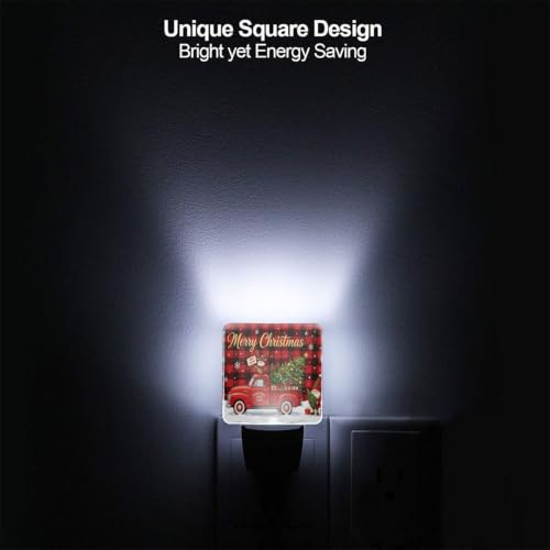Image of Christmas Red Turck LED Plug-in Night Light 2-Pack for Corridors