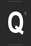  Alphabet Q  A B C D E F G H I J K L M N O P Q R S T U V W X Y Z 0 1 2 3 4 5 6 7 8 9 & / ? ! *: Notizblock  120 Seiten Weiss Mit Punktraster ...  Cover Matt  Maße 15,2 X 22,8 Cm (Bxh)