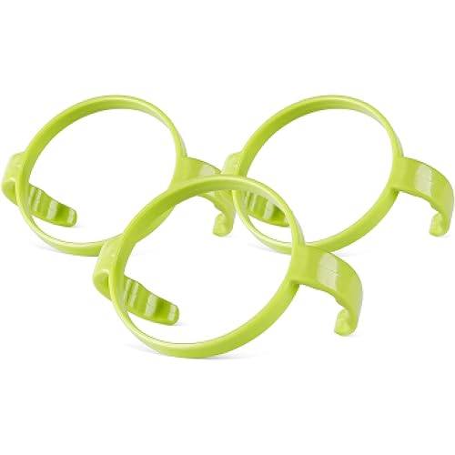 Image of Botabee Baby Bottle Handle Grip for Comotomo 5 Ounce and 8 Ounce Silicone Bottles - Pack of 3 (Green)