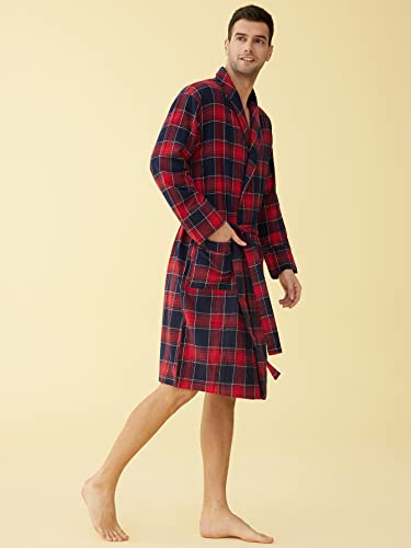 Latuza Men's Cotton Flannel Robe2