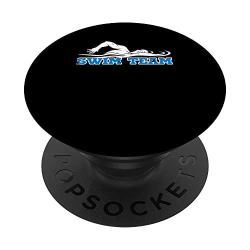 Natador Equipo Natación Instructor Piscina Entrenador Atleta PopSockets PopGrip Intercambiable