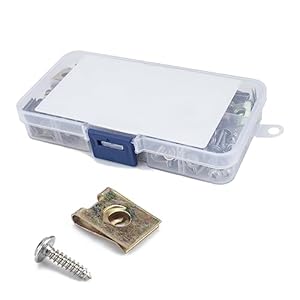 Anneome 160 Stück U-förmige Schilfschrauben Set