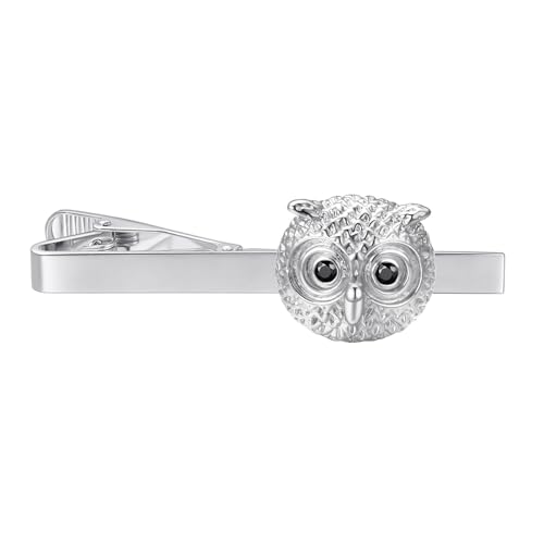 Image of Unique Insect Tie Clip for Men Bee Fish Butterfly Turtle Ladybug Novelty Tie Bar Silver Gold Animal Party Anniversary Jewelry Gift