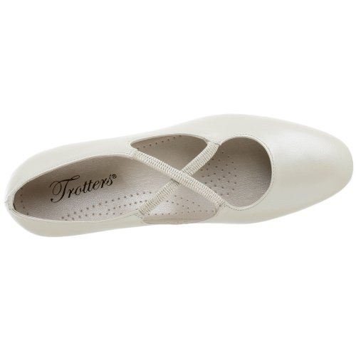 Trotters Women's Jamie Pump, White Pearl, 7.5 M #TOP4