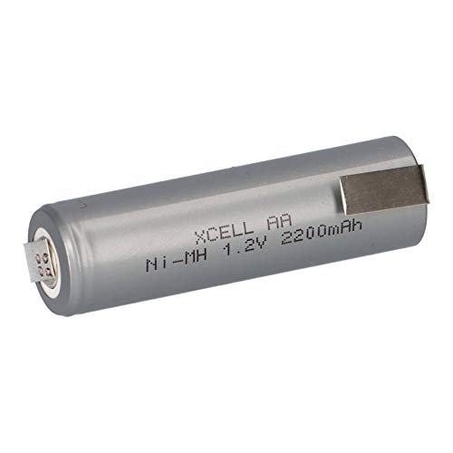 Akku Mignon AA 2200mAh 1,2V NiMh Mit Z Lötfahne Flattop Hochstrom Wiederaufladbar - Langlebig - Wartungsfrei - Zuverlässig - Ersatzakku - Akku